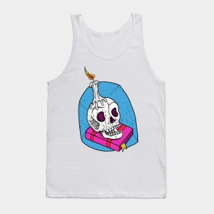 Librarian  Skull Tank Top